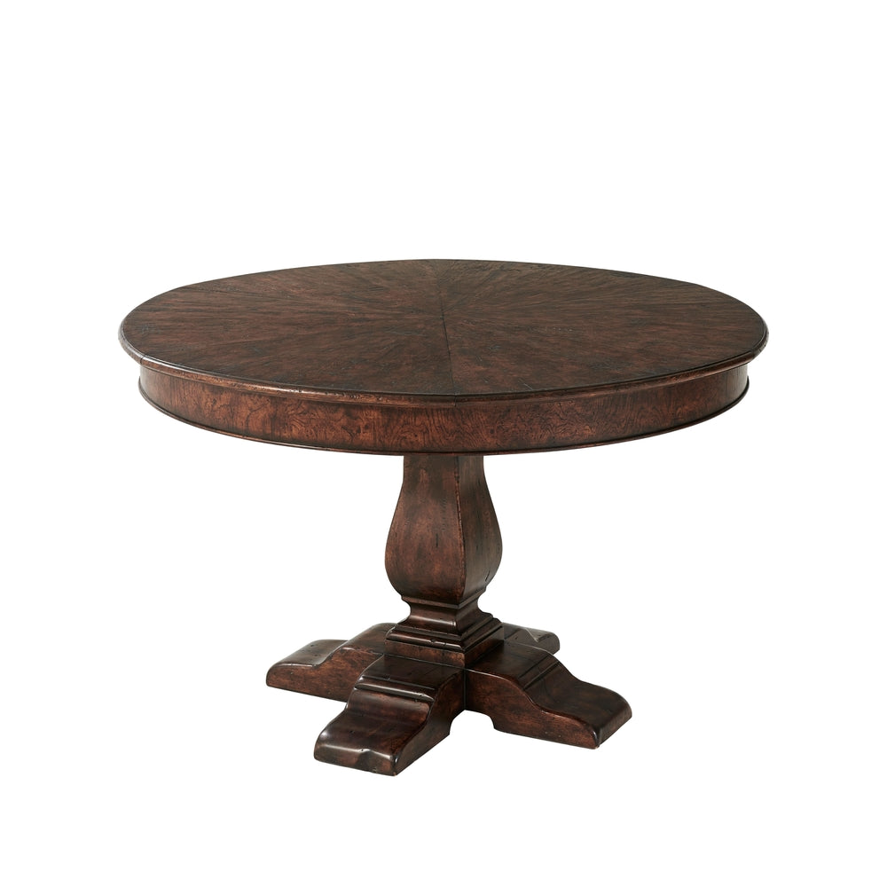 Victory Oak Jupe Dining Table-Theodore Alexander-THEO-AL54037-Dining Tables-2-France and Son