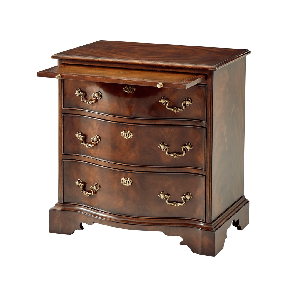 The India Silk Bedside Nightstand-Theodore Alexander-THEO-AL60030-Nightstands-2-France and Son