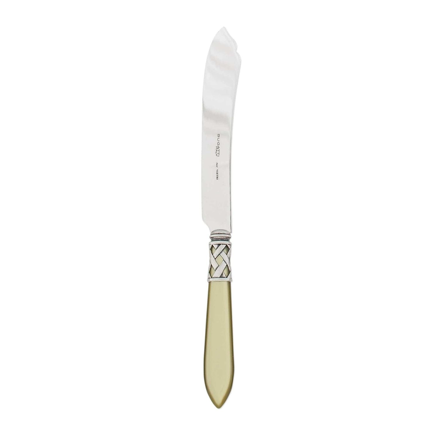 Aladdin Cake Knife - Chartreuse / Antique