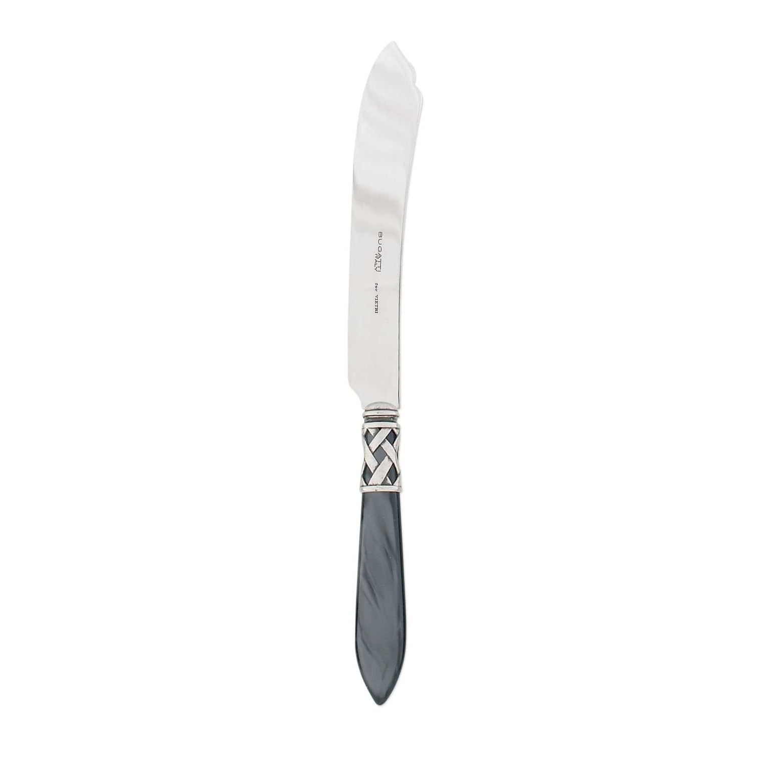 Aladdin Cake Knife - Charcoal / Antique