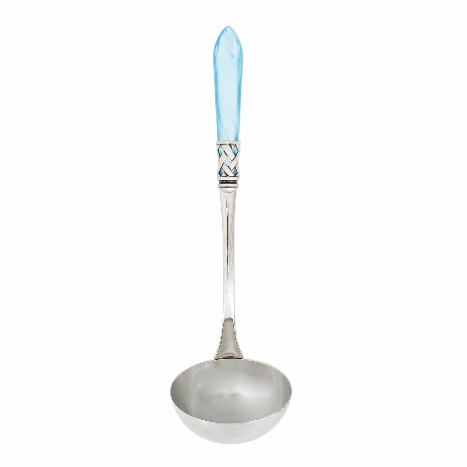 Aladdin Soup Ladle - Light Blue / Antique