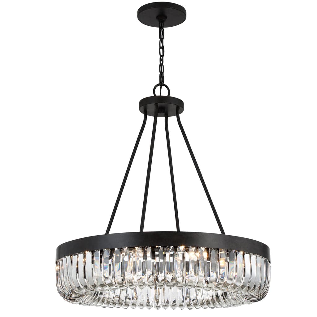 Alister 10 Light Chandelier-Crystorama Lighting Company-CRYSTO-ALI-B2010-CZ-Chandeliers-1-France and Son