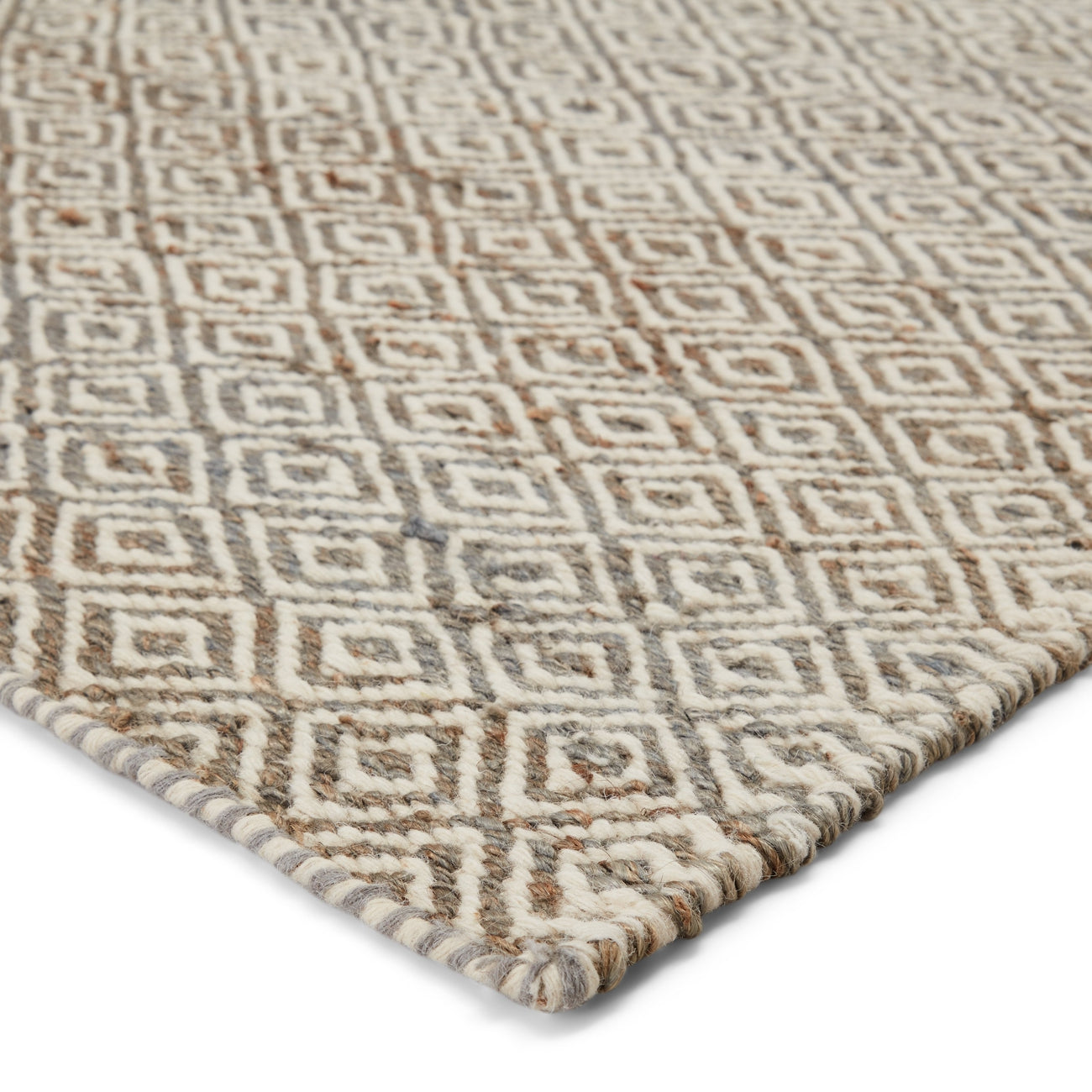 Jaipur Living Wales Natural Geometric Tan/ White-Jaipur-JAIPUR-RUG109410-Rugs5'x8'-2-France and Son