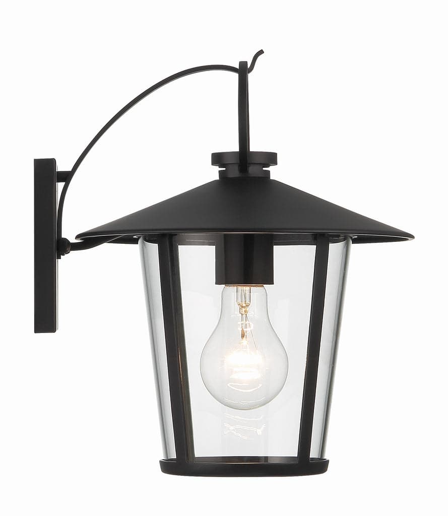 Andover 1 Light Outdoor Wall Mount-Crystorama Lighting Company-CRYSTO-AND-9201-CL-MK-Wall Lighting-2-France and Son