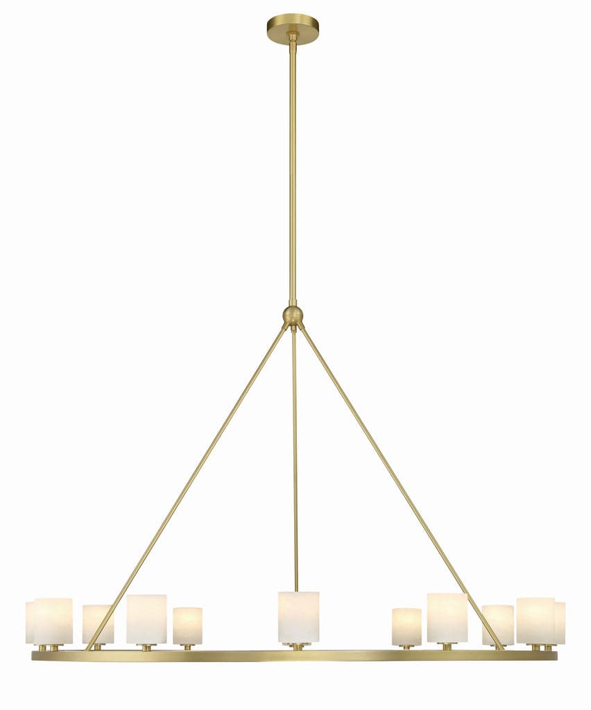 Aragon 12 Light Chandelier-Crystorama Lighting Company-CRYSTO-ARA-10266-SB-ChandeliersFaceted Cut Crystal-7-France and Son