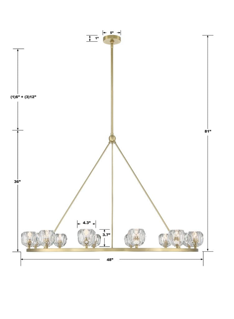 Aragon 12 Light Chandelier-Crystorama Lighting Company-CRYSTO-ARA-10266-SB-Chandeliers-5-France and Son