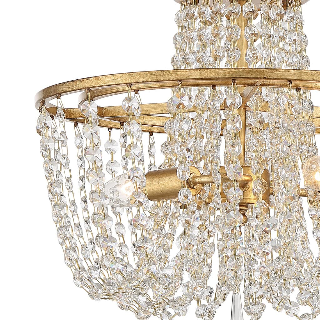 Arcadia 3 Light Ceiling Mount-Crystorama Lighting Company-CRYSTO-ARC-1900-GA-CL-MWP-Flush MountsAntique Gold-5-France and Son