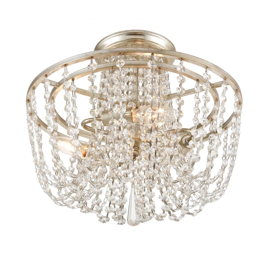 Arcadia 3 Light Ceiling Mount-Crystorama Lighting Company-CRYSTO-ARC-1900-GA-CL-MWP-Flush MountsAntique Gold-4-France and Son