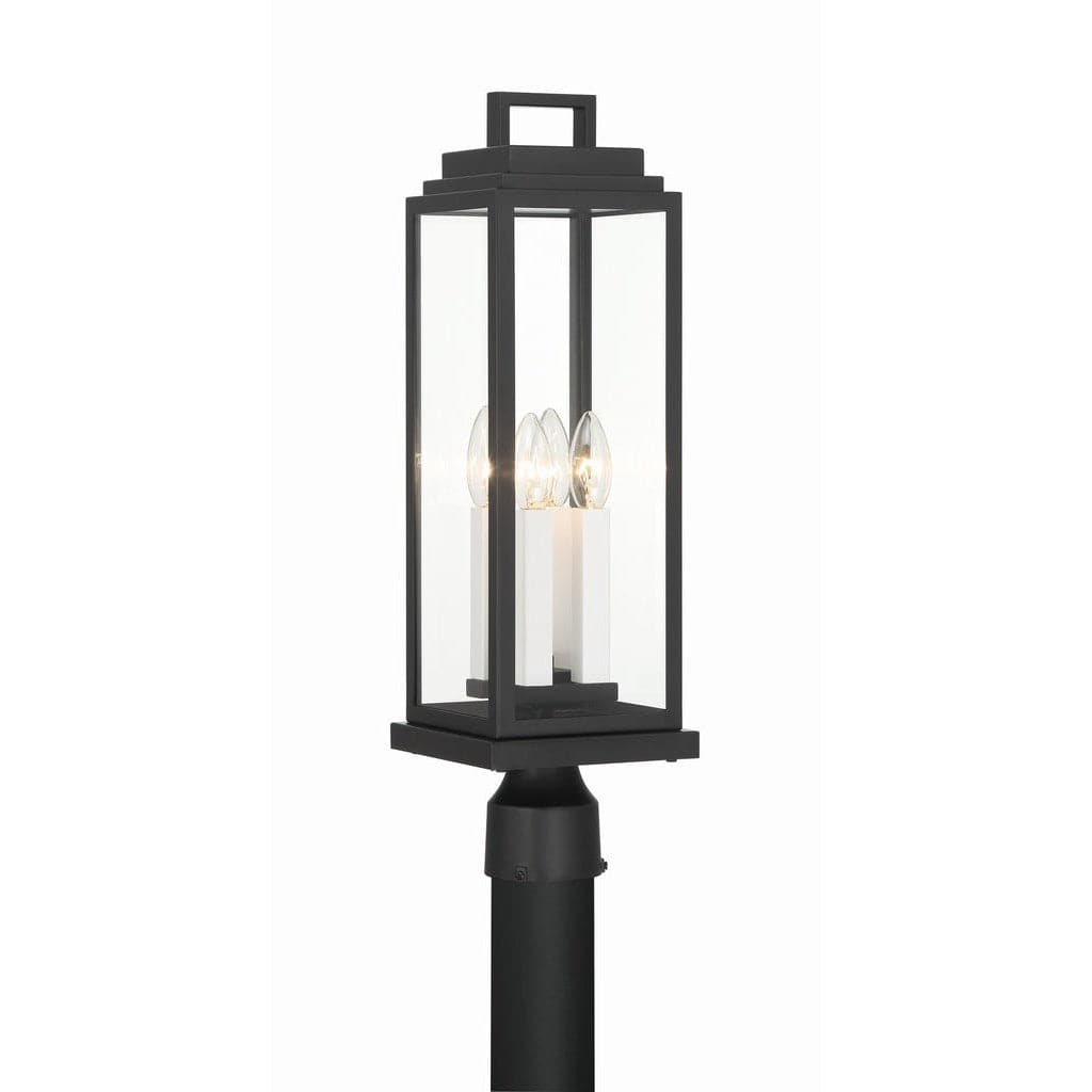 Aspen 4 Light Outdoor Post-Crystorama Lighting Company-CRYSTO-ASP-8919-MK-Outdoor Post Lanterns-1-France and Son