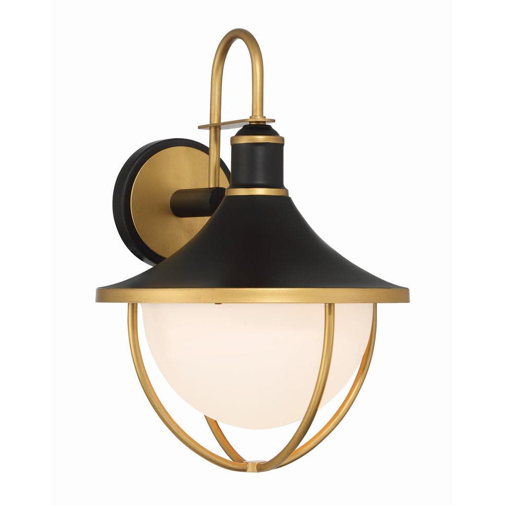 Atlas 1 Light Sconce-Crystorama Lighting Company-CRYSTO-ATL-702-MK-TG-Outdoor Wall Sconces13.5"W-1-France and Son