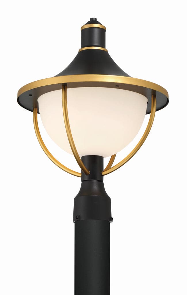 Atlas 1 Light Outdoor Post-Crystorama Lighting Company-CRYSTO-ATL-709-MK-TG-Outdoor Post Lanterns-2-France and Son