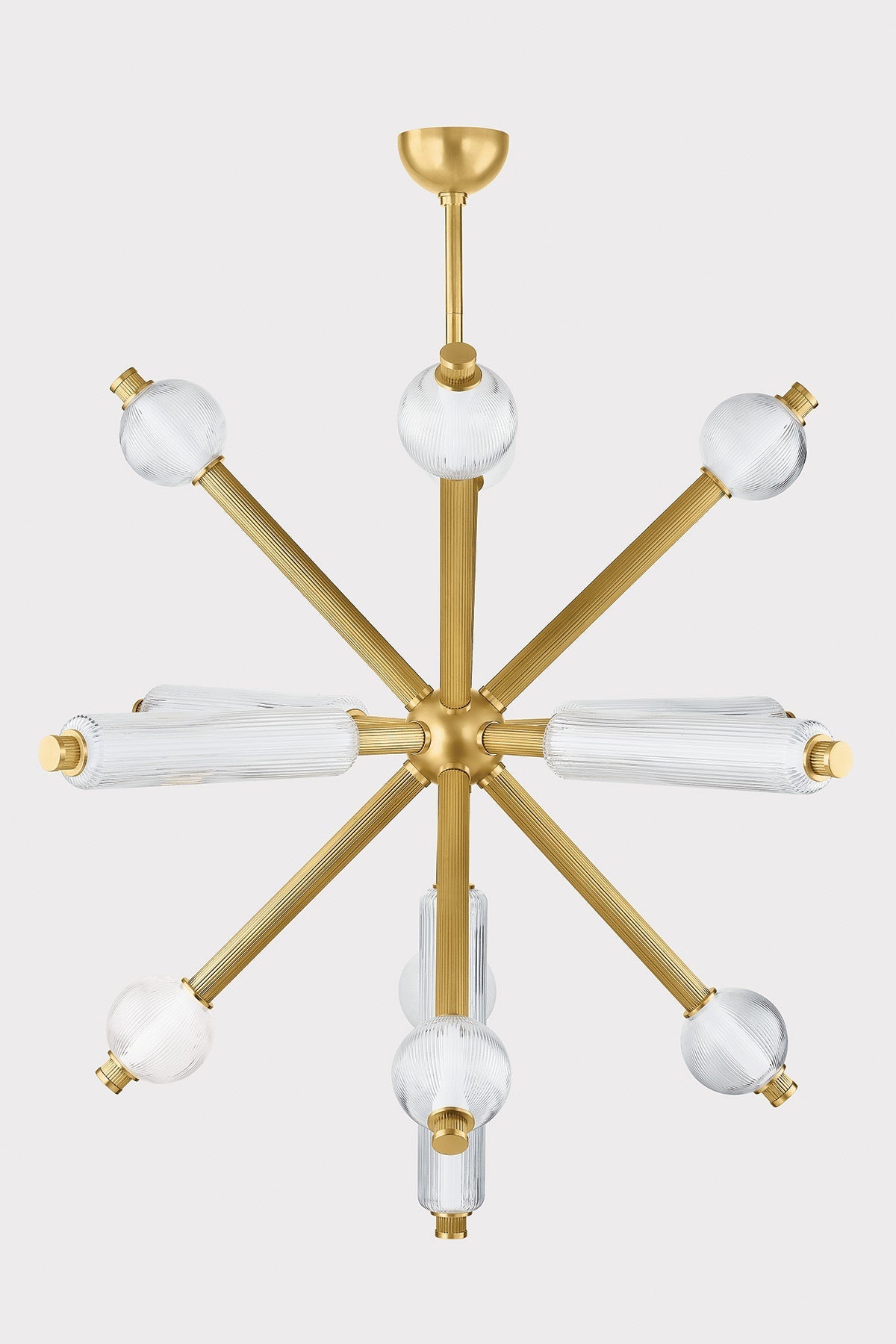 Atom Chandelier - Vintage Brass 13 Lights