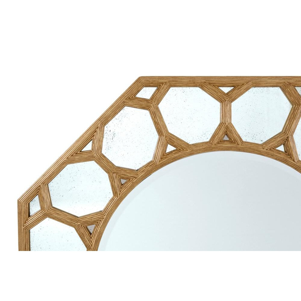 Esme Octagonal Wall Mirror-Theodore Alexander-THEO-AXH31002.C112-Mirrors-2-France and Son