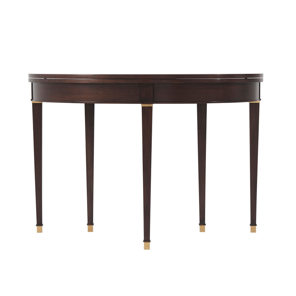 Lynne Fold Over Gate Leg Tea Table-Theodore Alexander-THEO-AXH53004.C105-Coffee Tables-3-France and Son