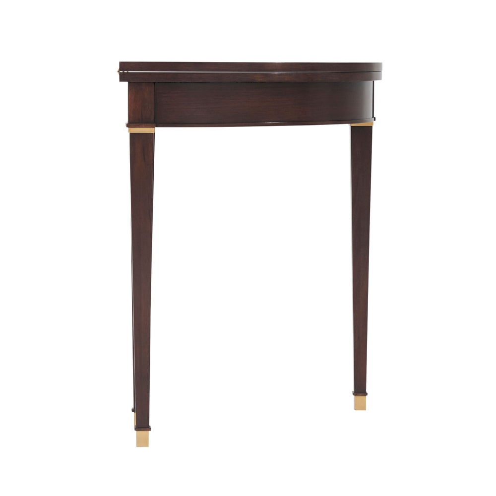 Lynne Fold Over Gate Leg Tea Table-Theodore Alexander-THEO-AXH53004.C105-Coffee Tables-5-France and Son