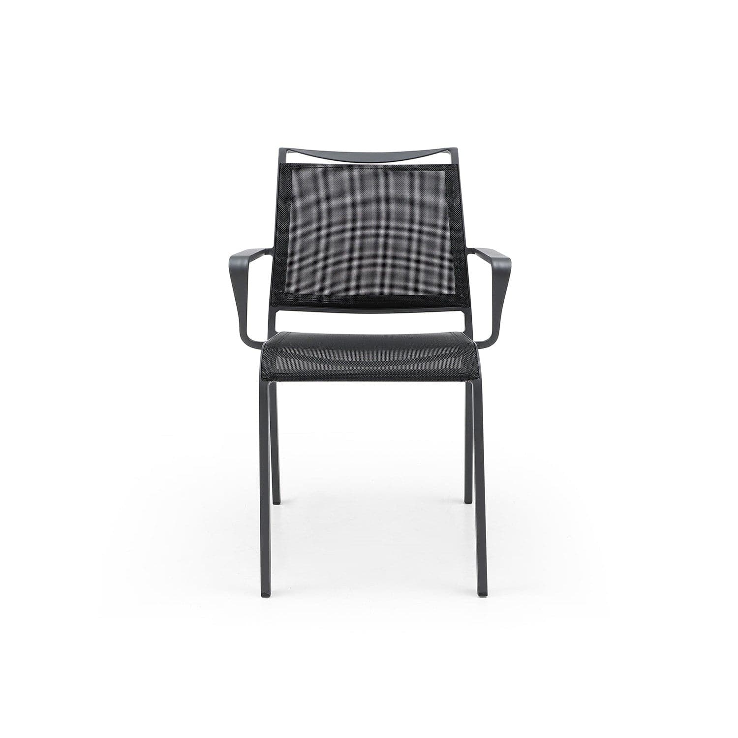 Aloha Outdoor Dining Armchair-Whiteline Modern Living-WHITELINE-DAC1566-GRY-Outdoor Dining Chairs-2-France and Son