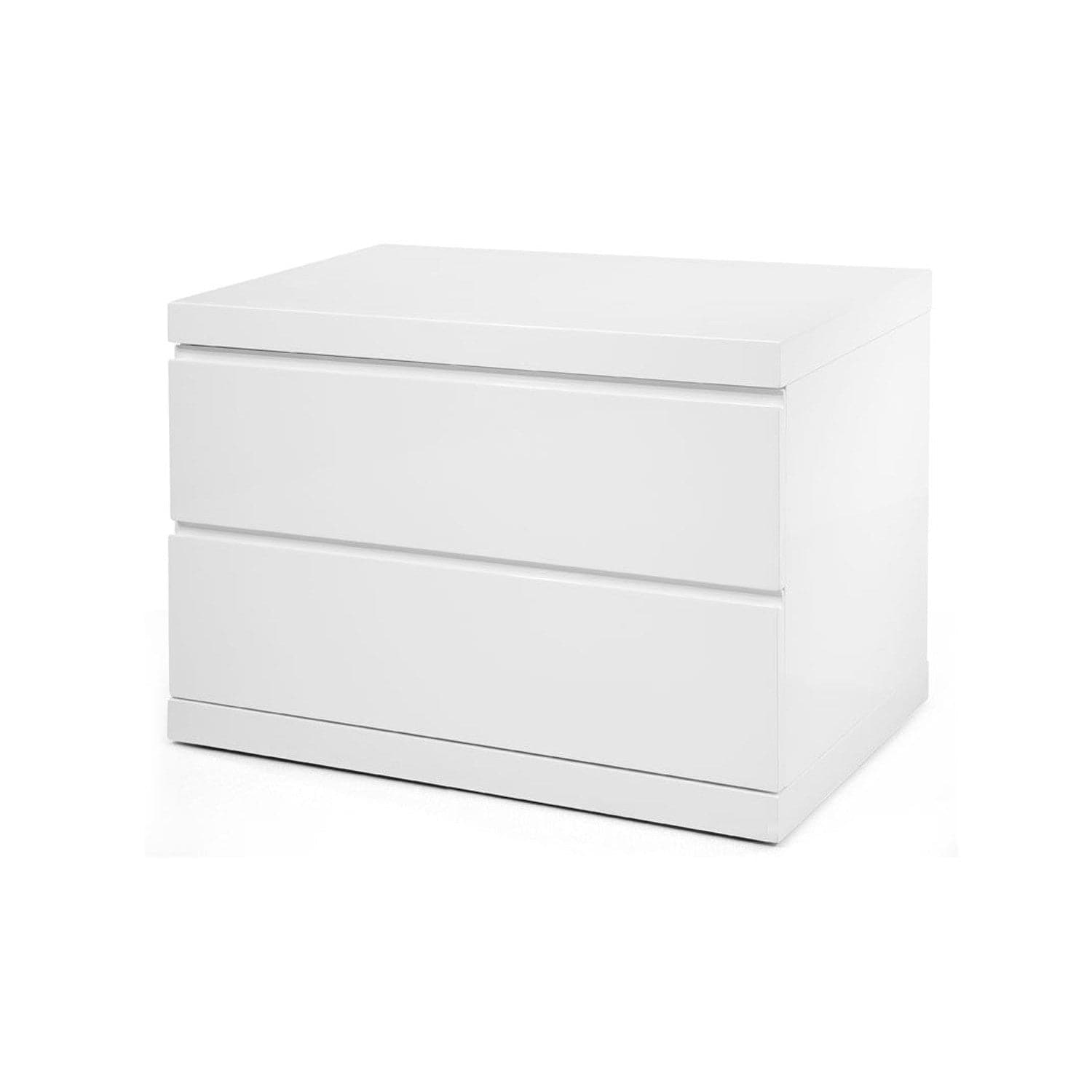 Anna Large Nightstand-Whiteline Modern Living-WHITELINE-NS1207L-WHT-NightstandsWhite-3-France and Son