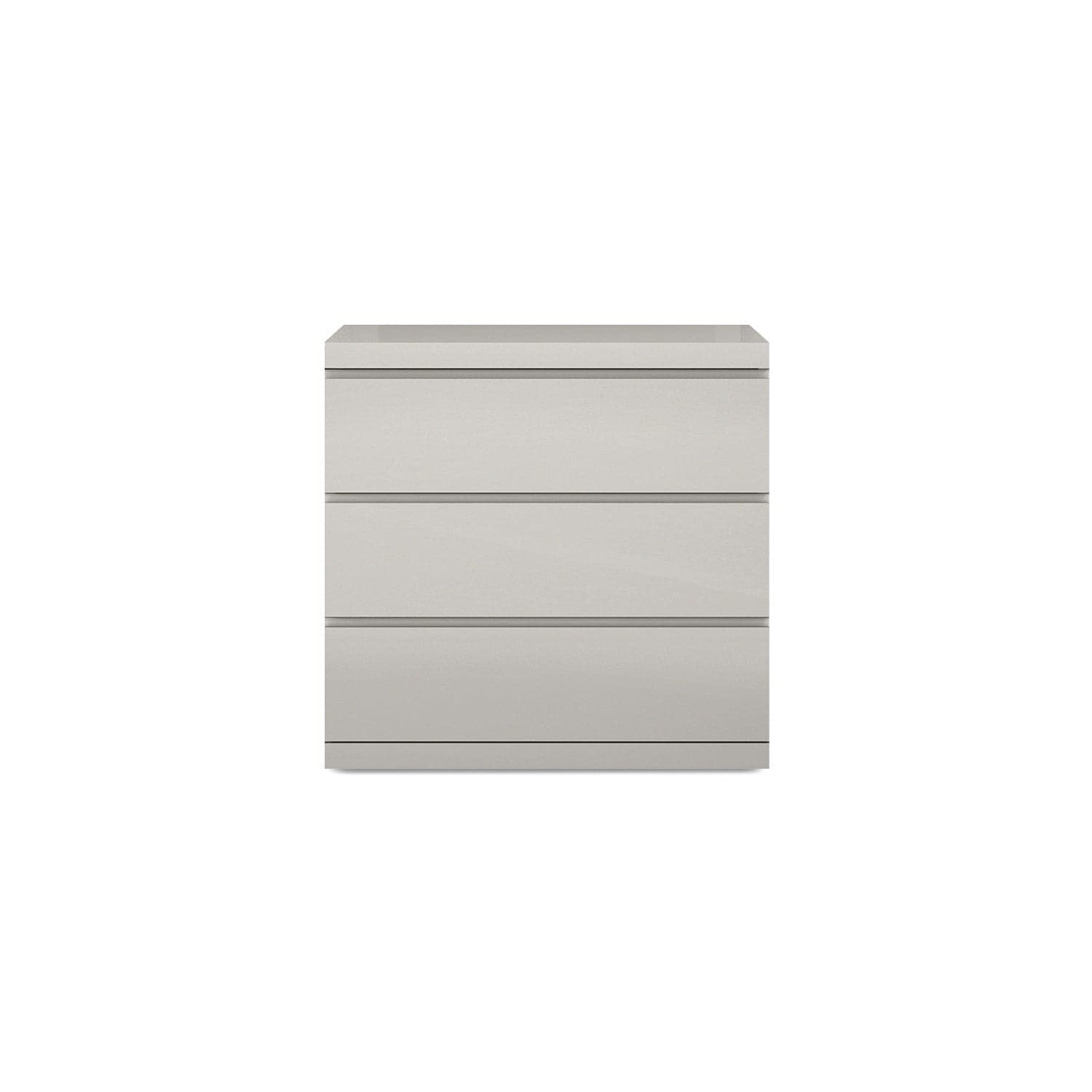 Anna Single Dresser-Whiteline Modern Living-WHITELINE-DR1207S-LGRY-DressersGrey-3-France and Son