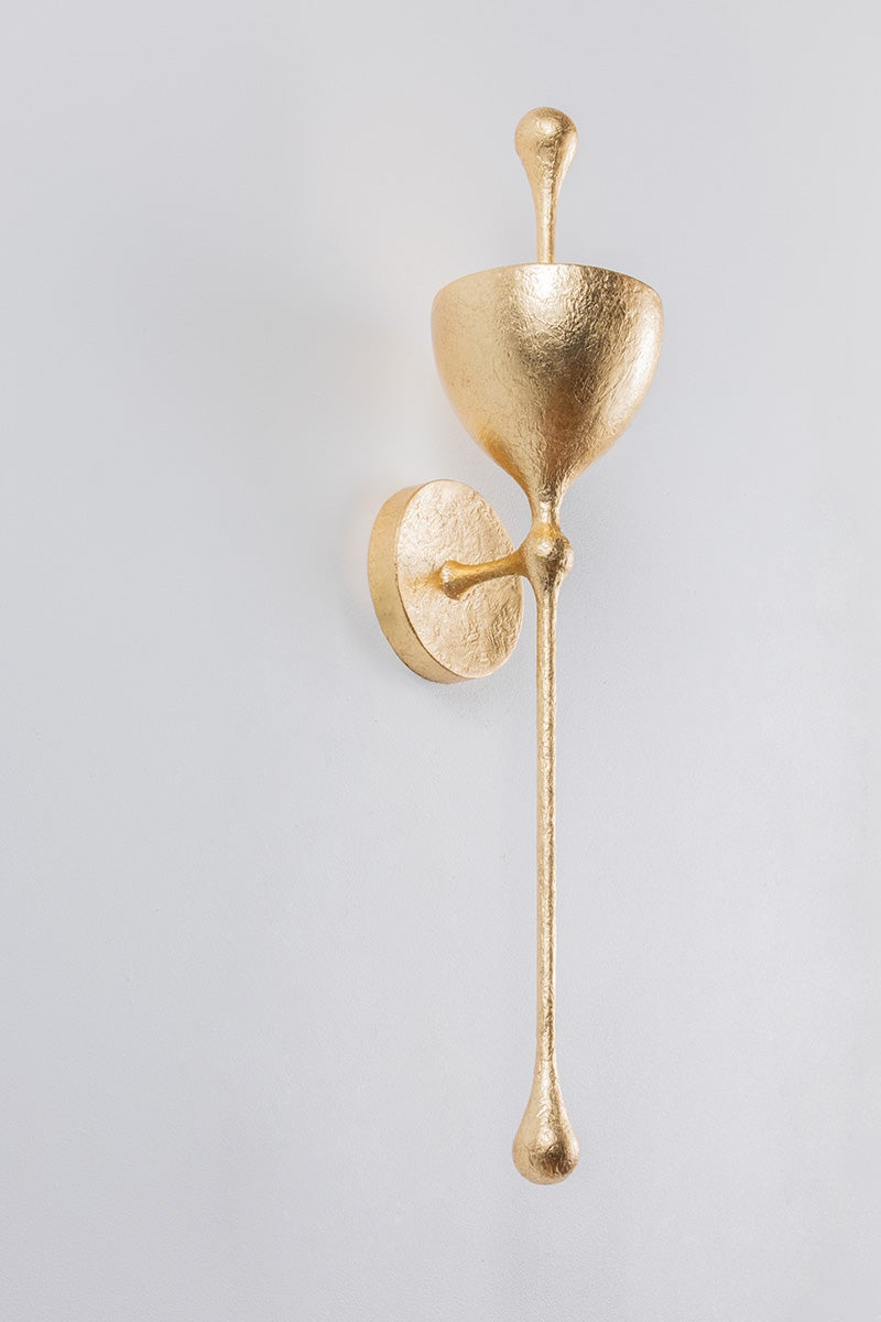 Antalya Wall Sconce - Vintage Gold Leaf