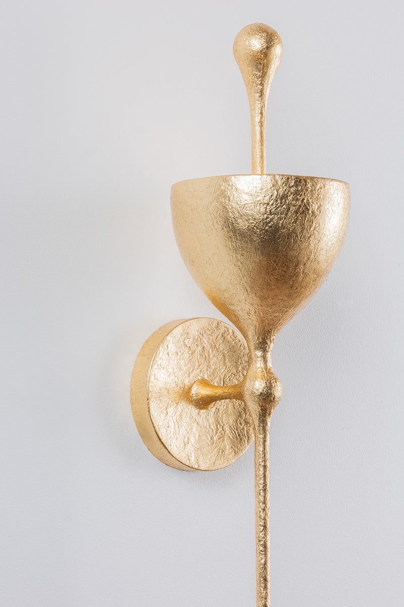 Antalya Wall Sconce - Vintage Gold Leaf