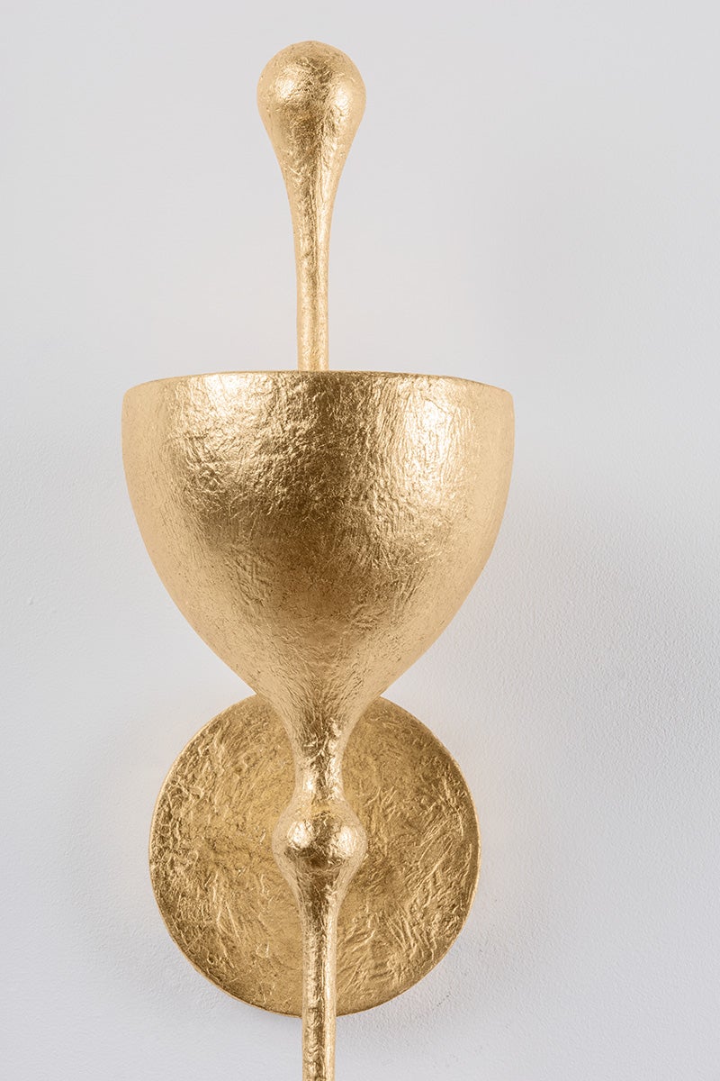 Antalya Wall Sconce - Vintage Gold Leaf