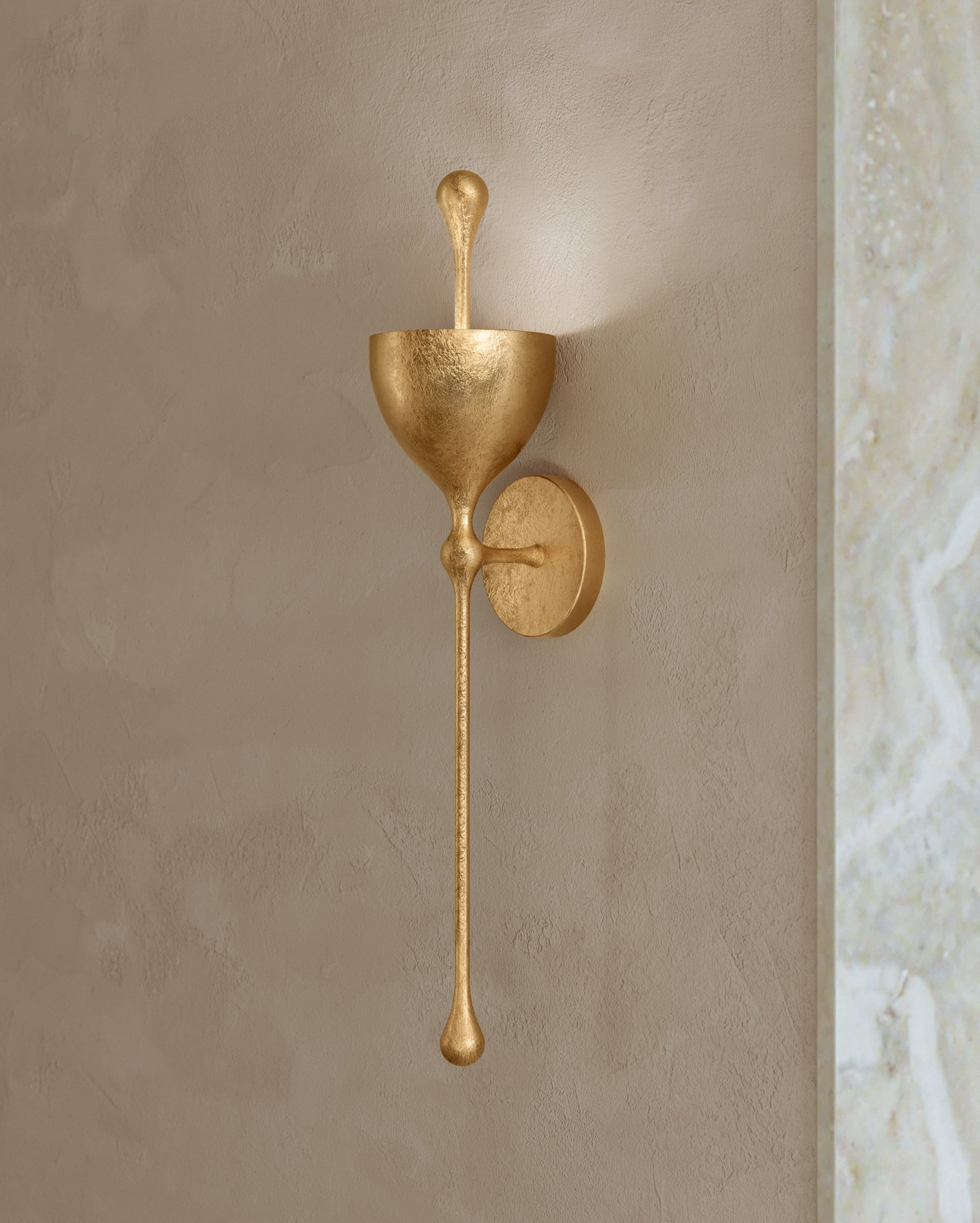 Antalya Wall Sconce - Vintage Gold Leaf