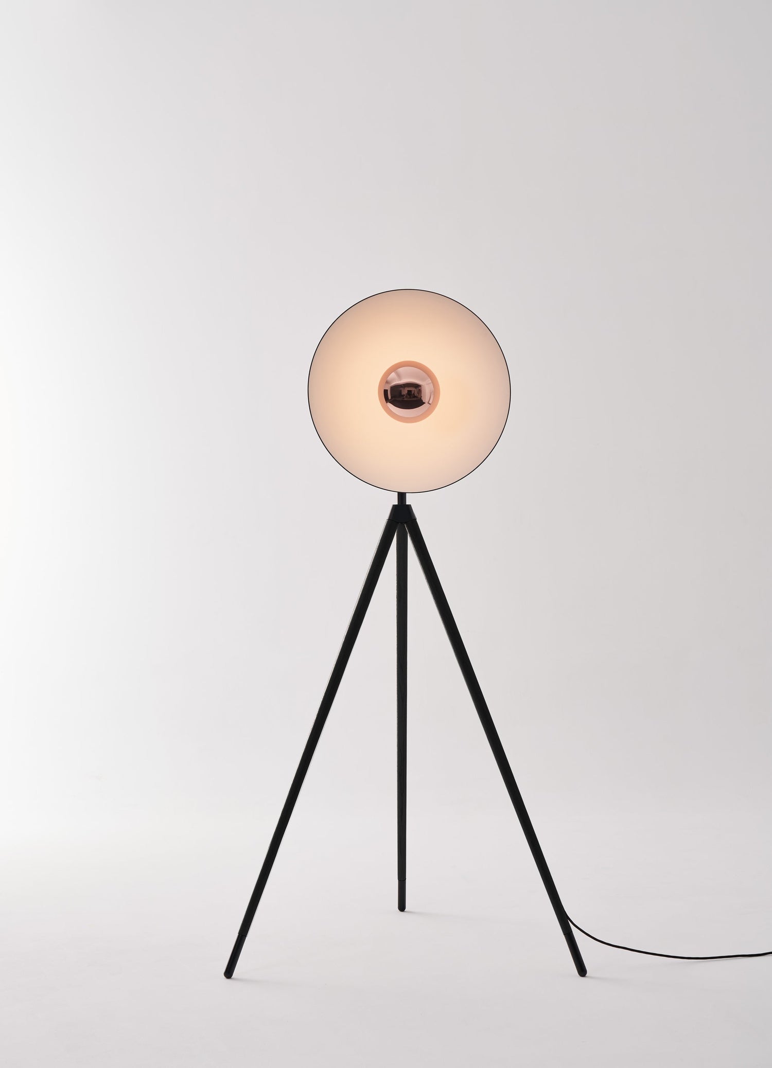 Apollo Mega Floor Lamp-Seed Design-SEED-SLD-3655MFTE-BK-Floor LampsBlack/Cooper + Black Wood-4-France and Son