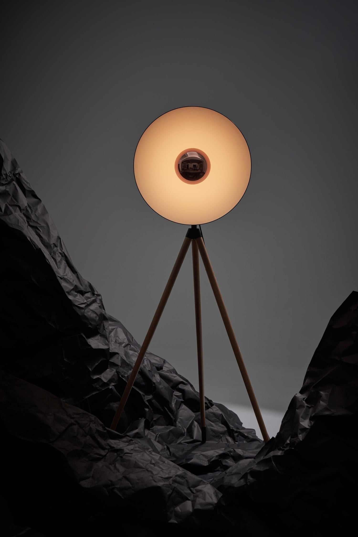 Apollo Mega Floor Lamp-Seed Design-SEED-SLD-3655MFTE-BCH-Floor LampsBlack/Cooper + Beech Wood-3-France and Son