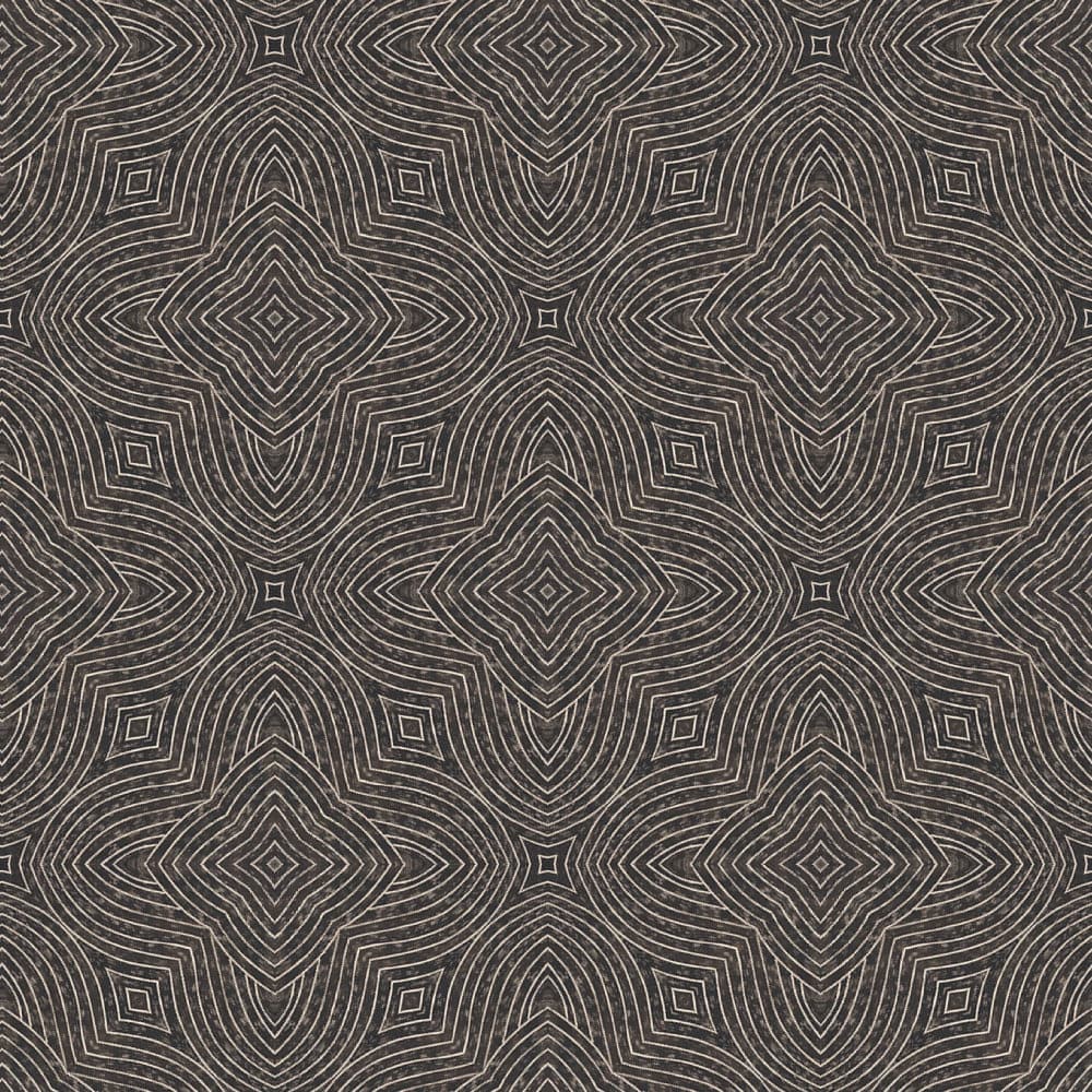 Arbor Quad Wallpaper-Mitchell Black-MITCHB-WCAB441-PM-10-Wall DecorPattern-Premium Matte Paper-1-France and Son