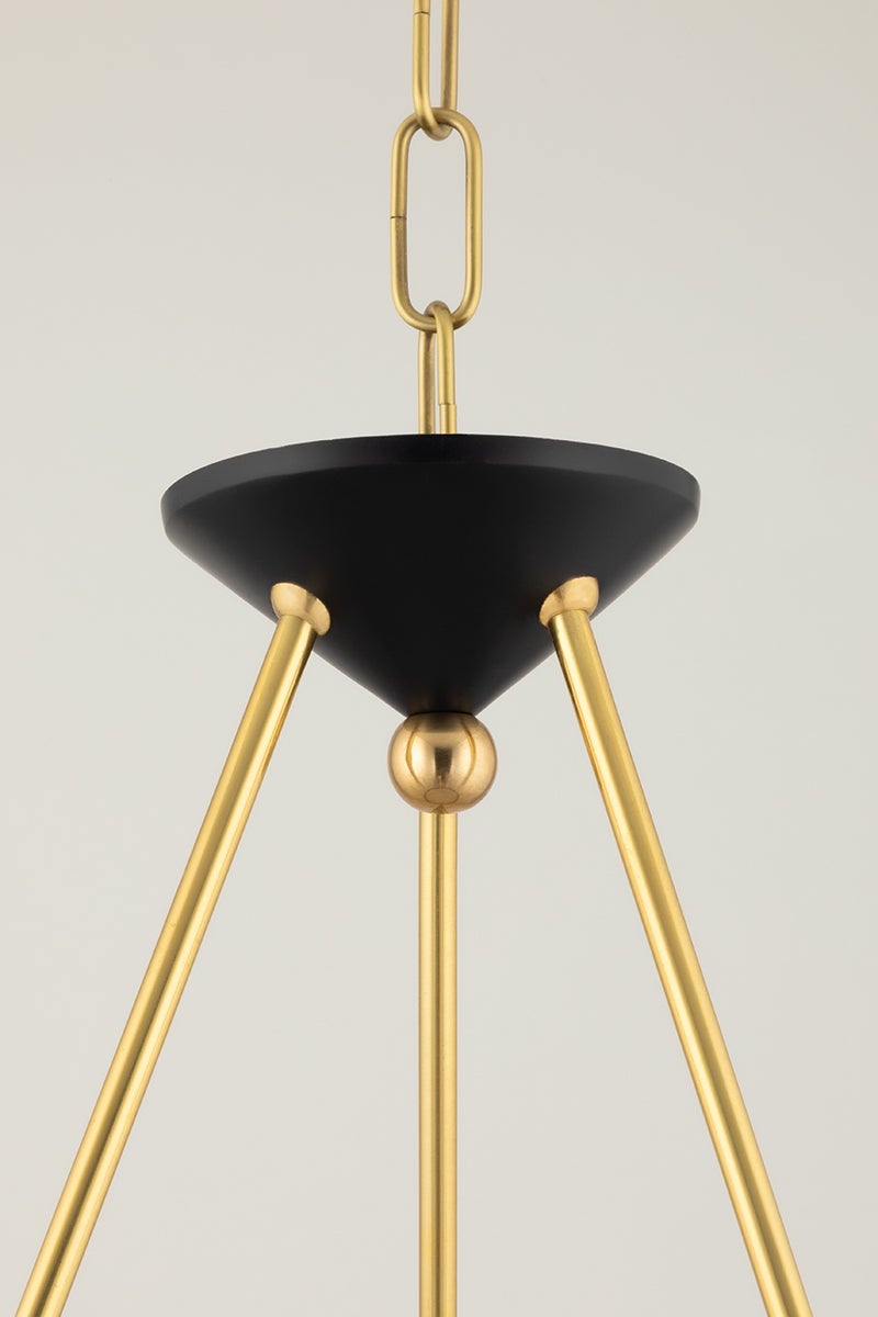 Aries Chandelier - Vintage Polished Brass/Deep Bronze 30 Lights