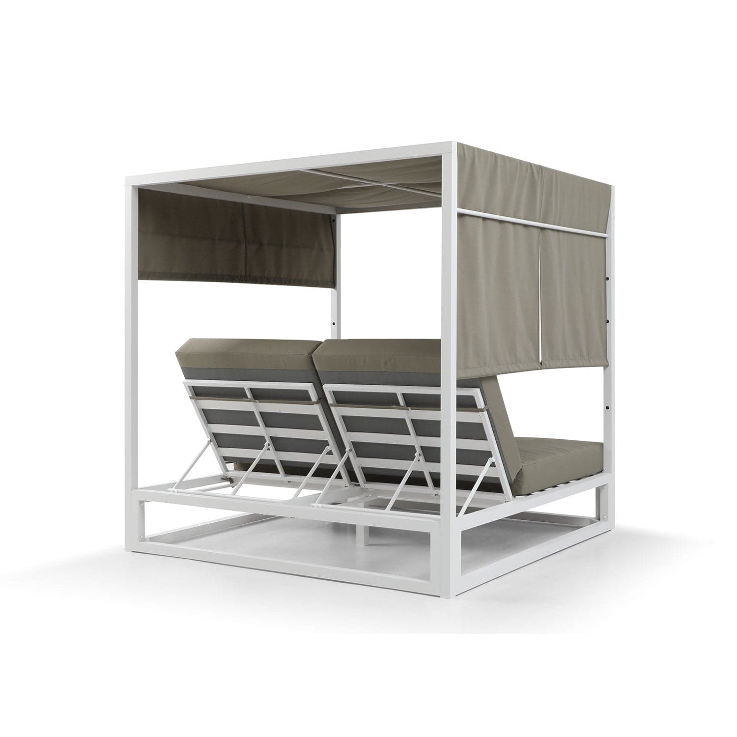 Ava Gazebo-Whiteline Modern Living-WHITELINE-GAZ1681-WHT-Outdoor Chaises-4-France and Son