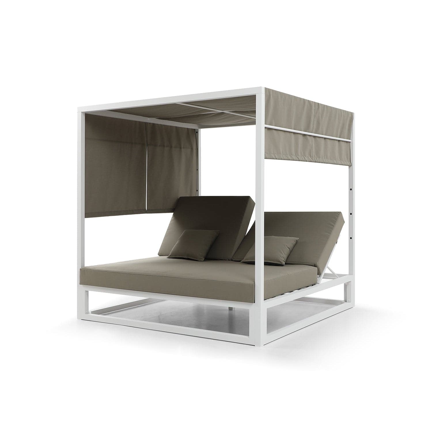 Ava Gazebo-Whiteline Modern Living-WHITELINE-GAZ1681-WHT-Outdoor Chaises-1-France and Son