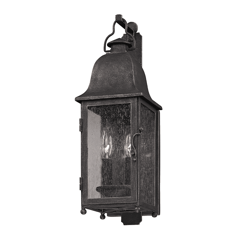 Larchmont 2Lt Wall Lantern Small Aged Pewter-Troy Lighting-TROY-B3211-Outdoor Lighting-1-France and Son