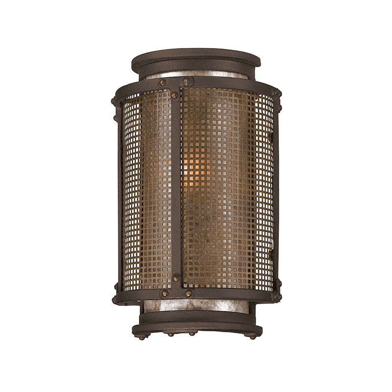 Copper Mountain 1Lt Wall Lantern Small Copper Mountain Bronze-Troy Lighting-TROY-B3271-Outdoor Lighting-1-France and Son