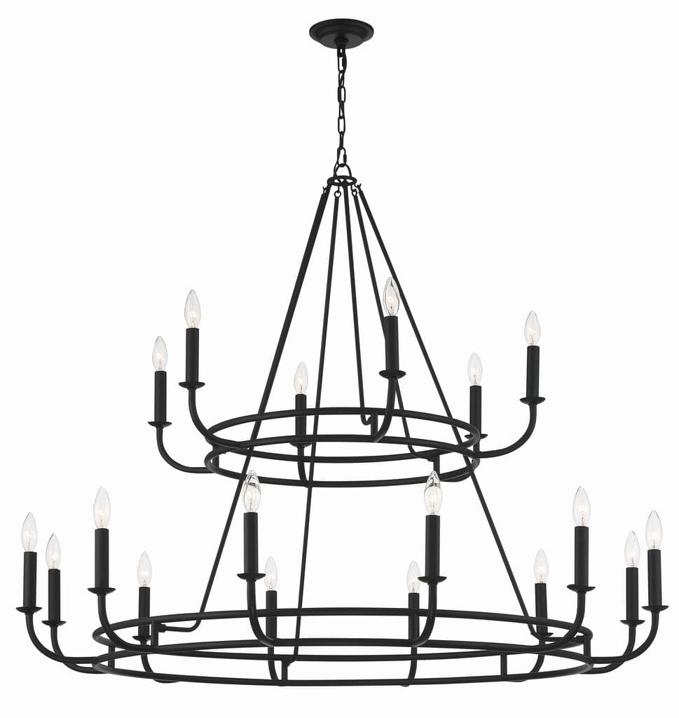 Bailey 18 Light Chandelier-Crystorama Lighting Company-CRYSTO-BAI-A2109-AG-ChandeliersAged Brass-5-France and Son