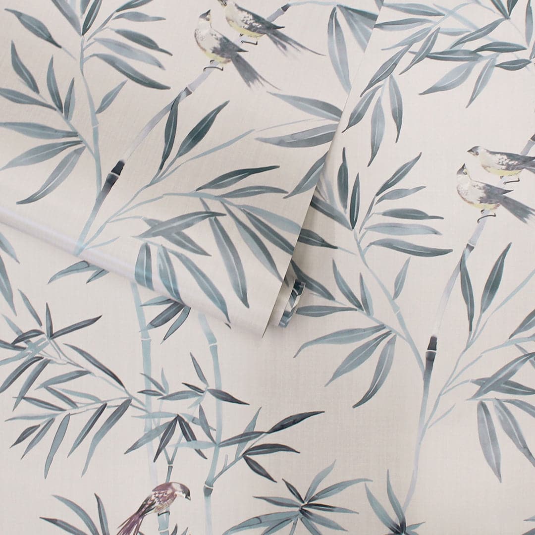 Bamboo Chinoiserie Peel And Stick Wallpaper-Tempaper & Co.-Tempaper-BC15212-DecorMystic Blue-7-France and Son