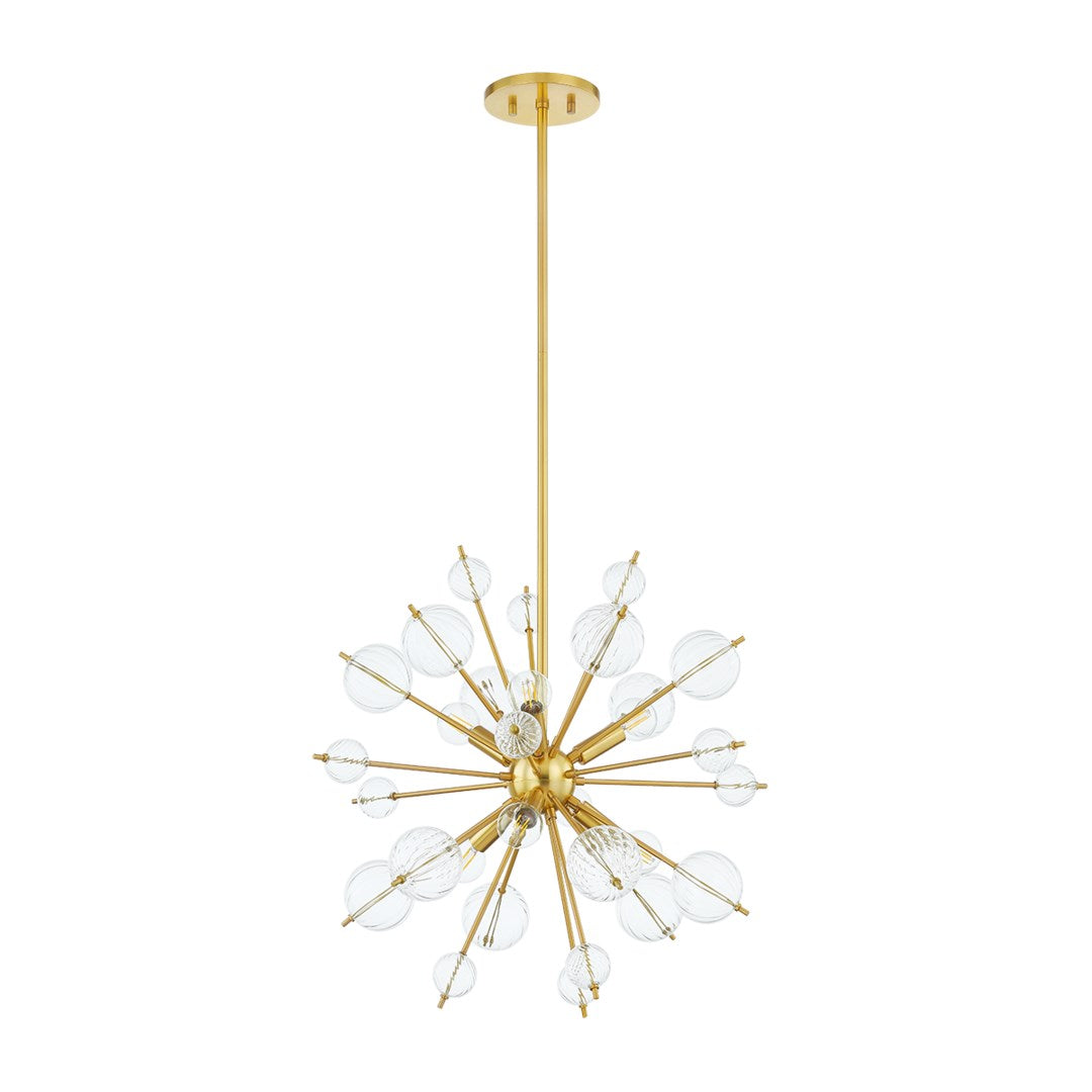 Linnea 6 Light Chandelier-Mitzi-HVL-H794806-AGB-Chandeliers-1-France and Son