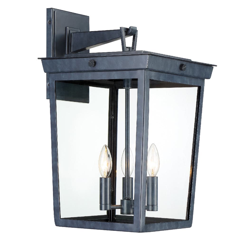 Belmont 3 Light Outdoor Wall Mount-Crystorama Lighting Company-CRYSTO-BEL-A8063-GE-Wall Lighting-1-France and Son