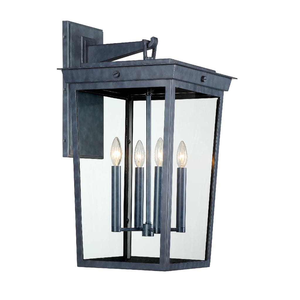 Belmont 4 Light Outdoor Wall Mount-Crystorama Lighting Company-CRYSTO-BEL-A8064-GE-Outdoor Lighting-1-France and Son