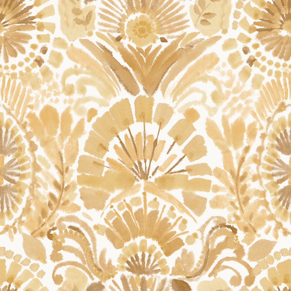 Bohemia Peel and Stick Wallpaper-Tempaper & Co.-Tempaper-BH16007-Wall PaperSaffron Sun-7-France and Son