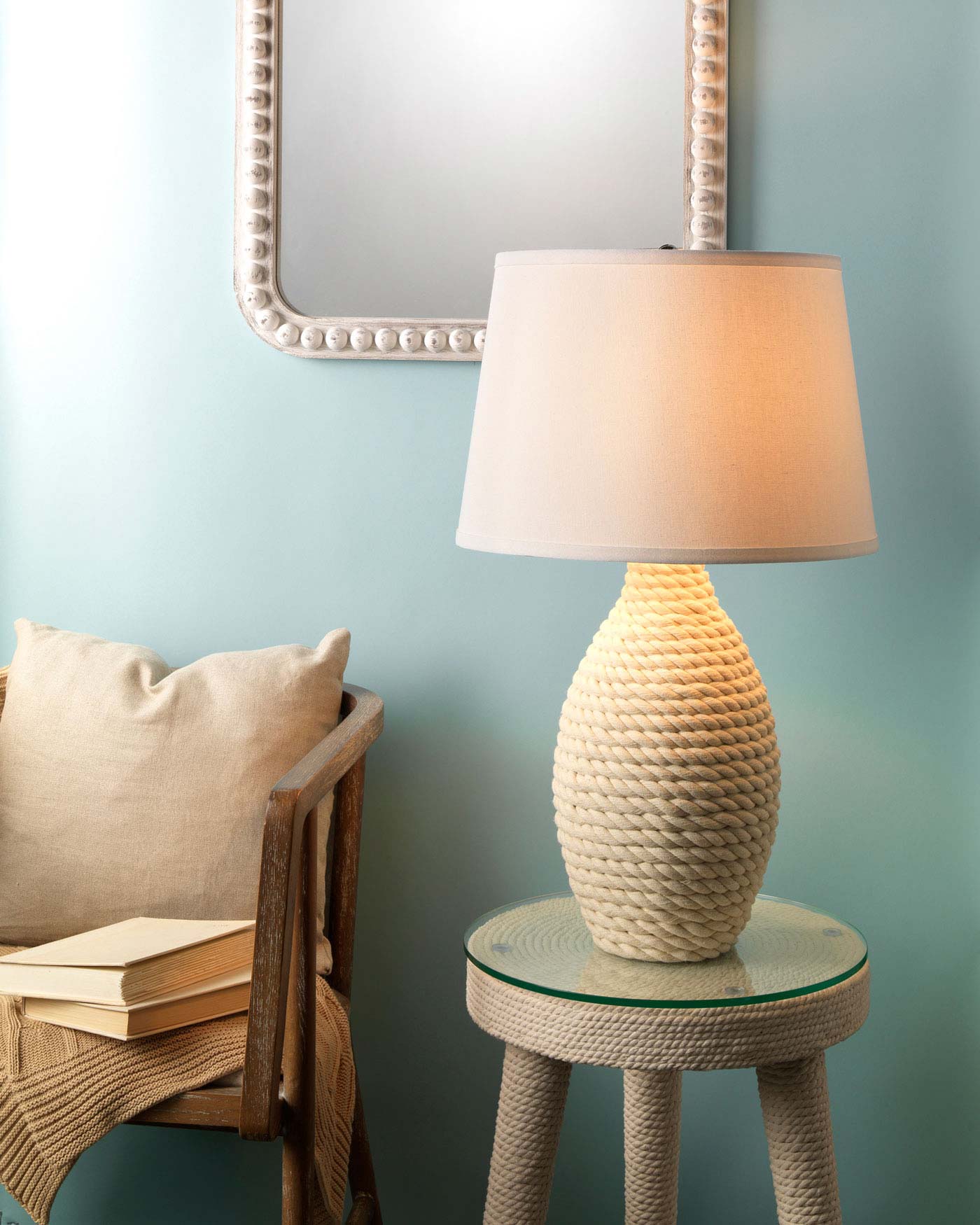 Rope Table Lamp-Jamie Young-JAMIEYO-BL616-TL39-Table Lamps-2-France and Son