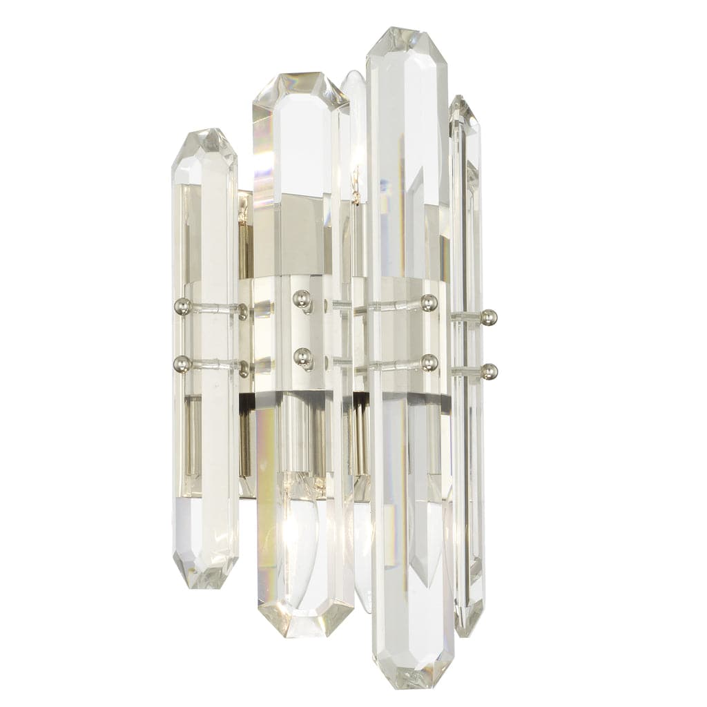 Bolton 2 Light Wall Mount-Crystorama Lighting Company-CRYSTO-BOL-8882-AG-Flush MountsAged Brass-4-France and Son