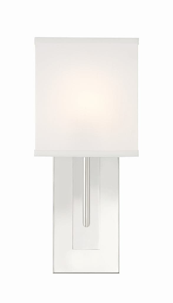 Brent 1 Light Wall Mount-Crystorama Lighting Company-CRYSTO-BRE-A3631-PN-Wall LightingPolished Nickel-11-France and Son