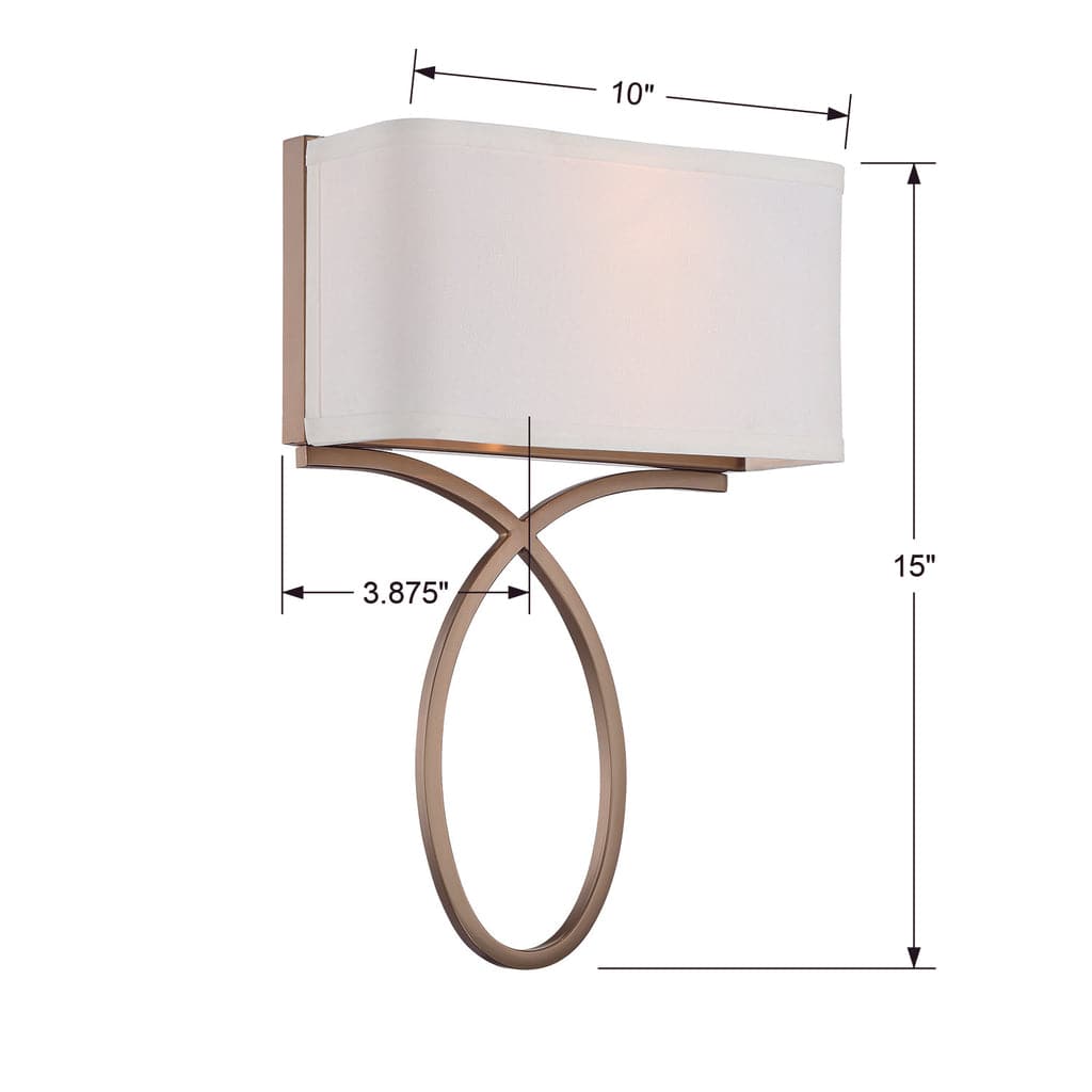 Brinkley 2 Light Wall Mount-Crystorama Lighting Company-CRYSTO-BRK-A3702-PN-Wall LightingPolished Nickel-6-France and Son