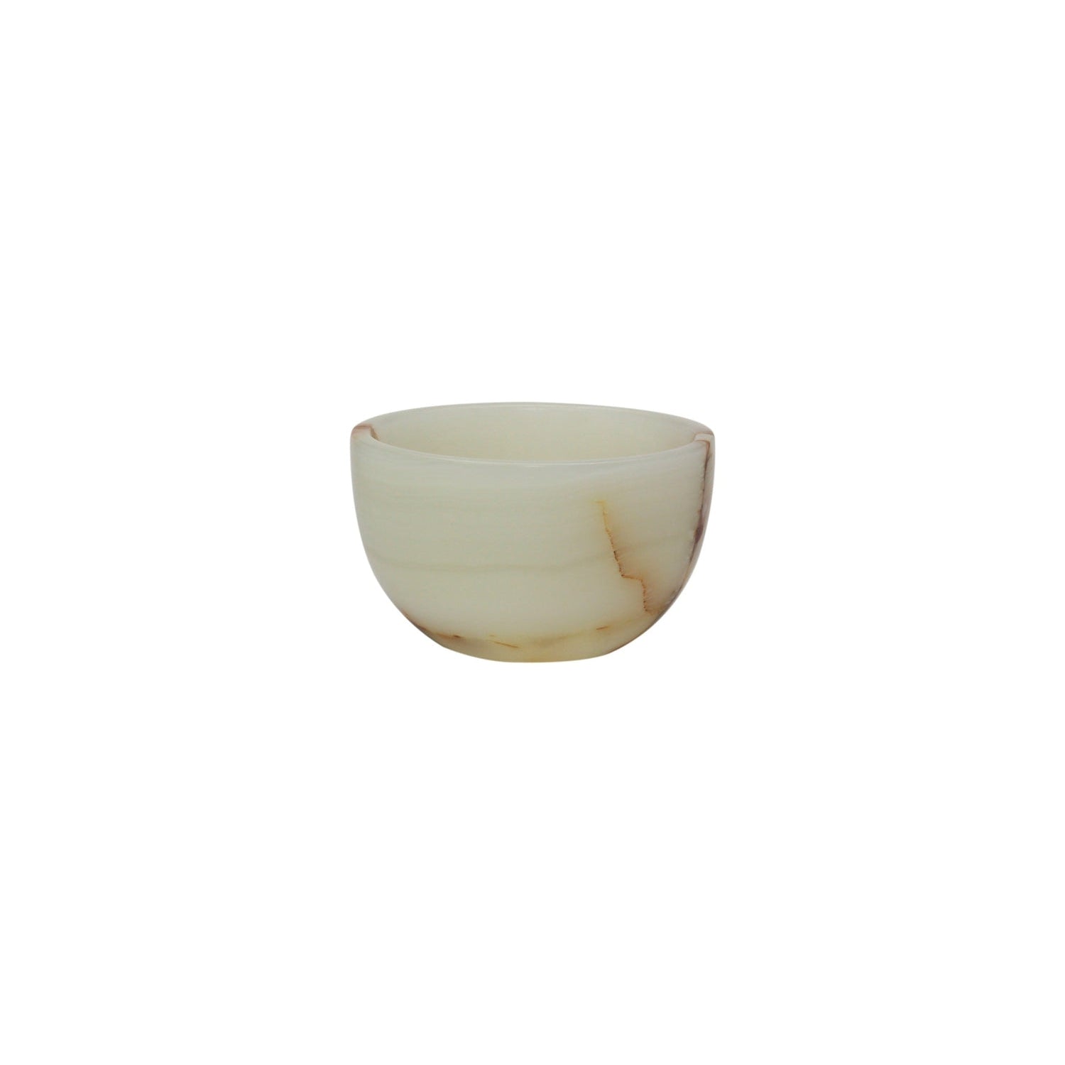 Eros Collection - 6" Honed Finish Nut Bowl-Marble Crafter-MC-BW71-LG-BowlsLight Green-2-France and Son