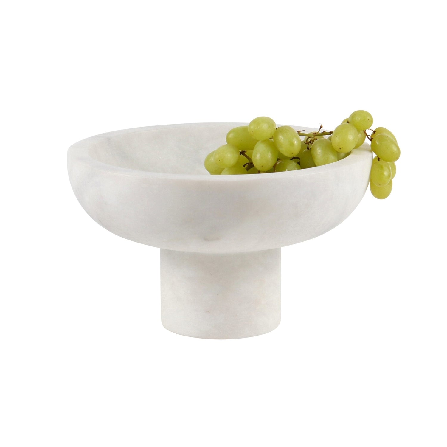 High Footed Bowl 10" dia x 6"-Marble Crafter-MC-BW82-PW-BowlsPW (Honed)-3-France and Son