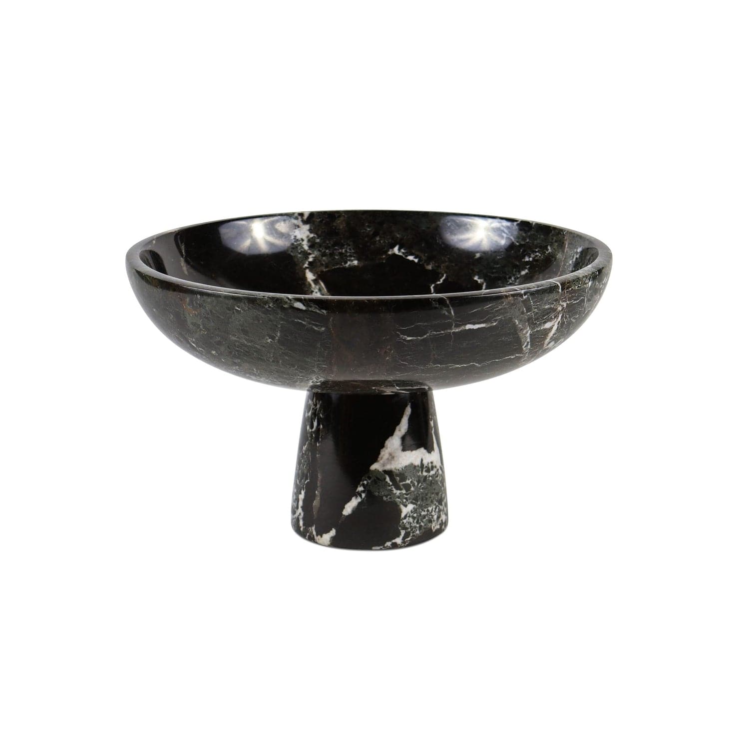 High Footed Bowl 12" dia x 7"-Marble Crafter-MC-BW83-BZ-BowlsBZ (Polished)-1-France and Son