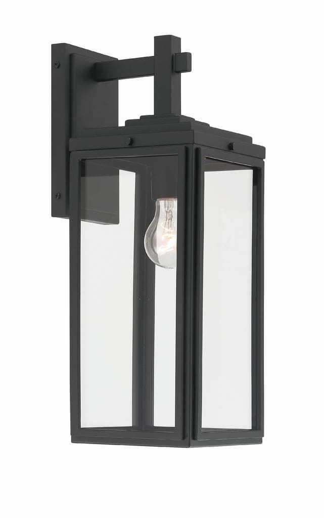 Byron 1 Light Outdoor Wall Mount-Crystorama Lighting Company-CRYSTO-BYR-80102-MK-Outdoor Flush MountsMedium-2-France and Son