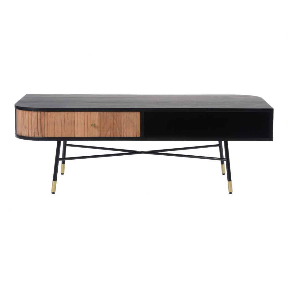 Black And Tan Coffee Table-Moes-MOE-BZ-1105-02-Coffee Tables-1-France and Son