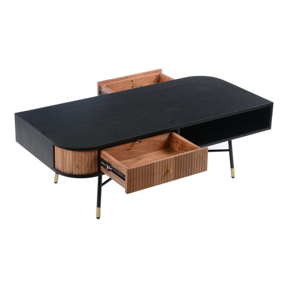 Black And Tan Coffee Table-Moes-MOE-BZ-1105-02-Coffee Tables-4-France and Son